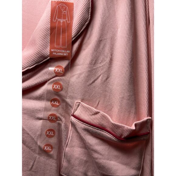 Brand New State of Day Women's Size XXL 2XL Think Pink Pajama Set Lounge - Picture 7 of 7